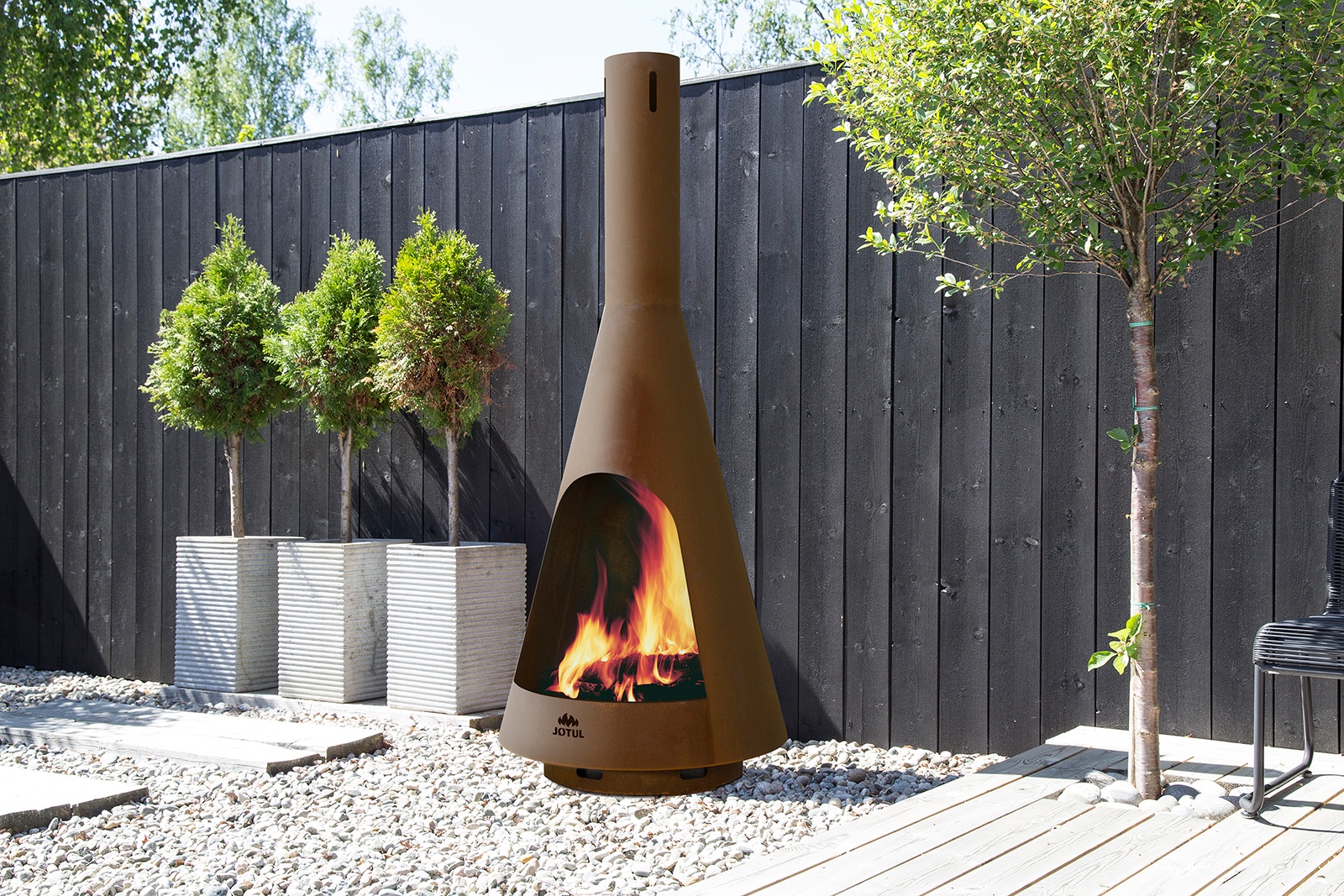 Jøtul Frøya | Outdoor wood fireplaces - Modern