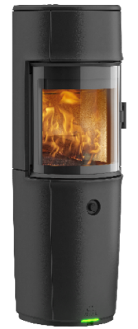Black cast iron wood stove Jøtul F 174 Zensoric product image